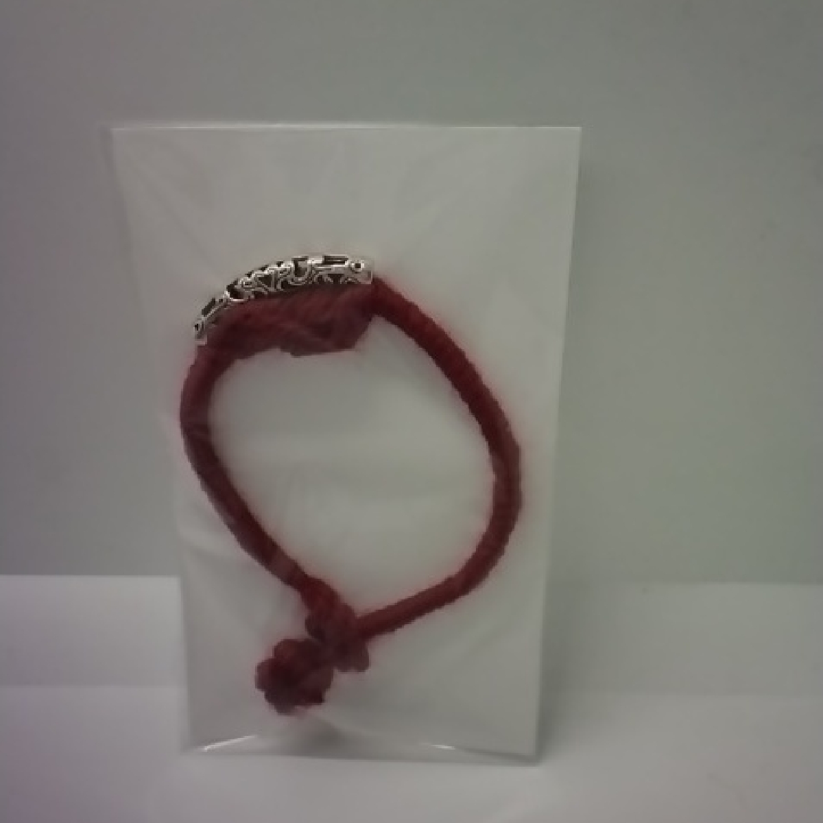Lorena Espinoza Design Red And Silver Bracelet